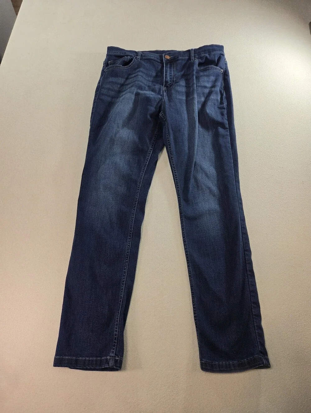 Mugsy Kinzies Jeans 35x32 Dark Wash Stretch Denim - Picture 4 of 9